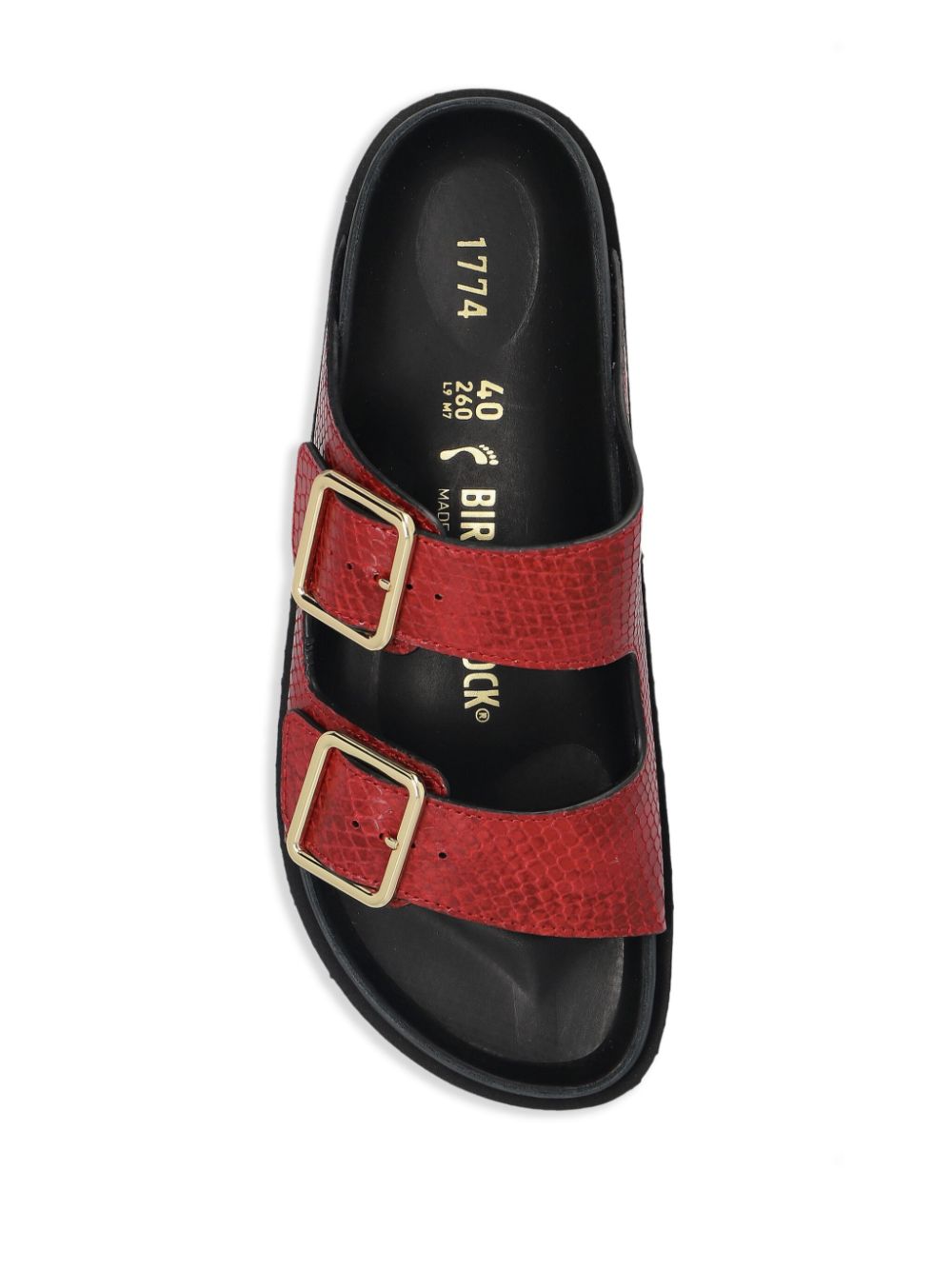 Birkenstock Arizona slides Red