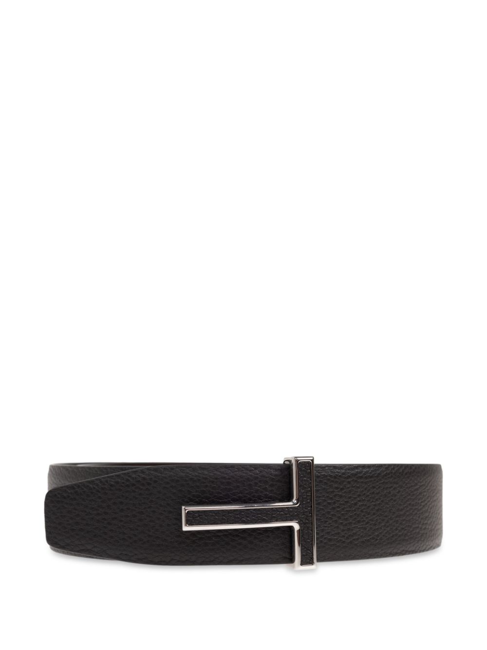 TOM FORD T-buckle leather belt - Brown