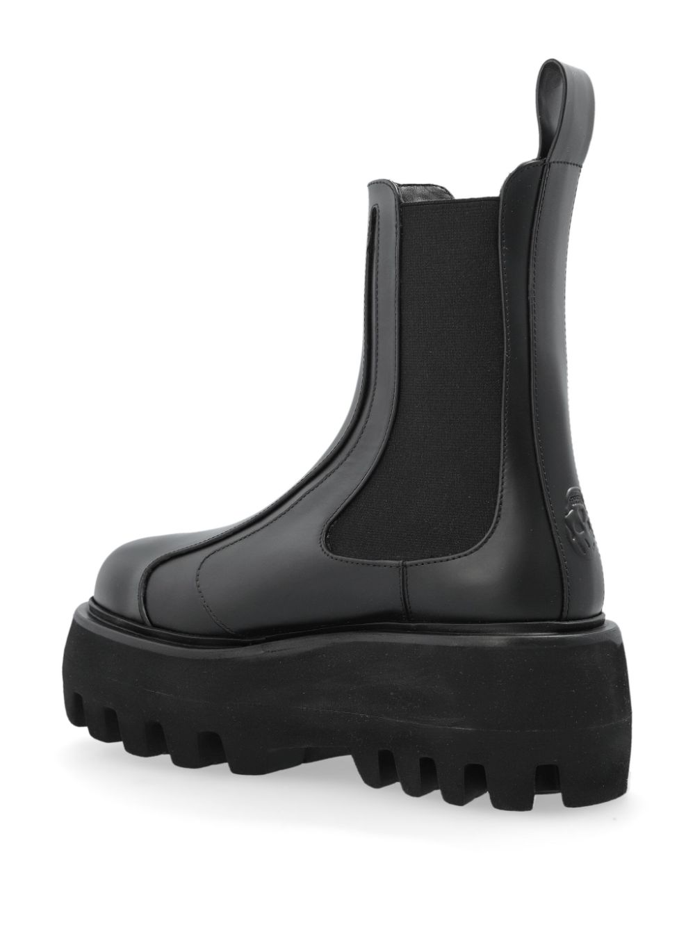 Alexander McQueen leather boots Zwart