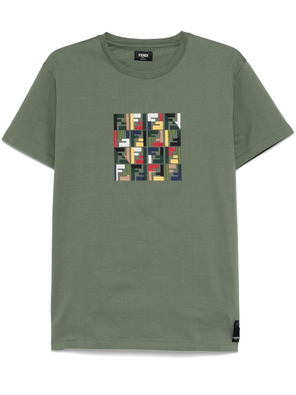 FENDI cotton T-shirt - Grey