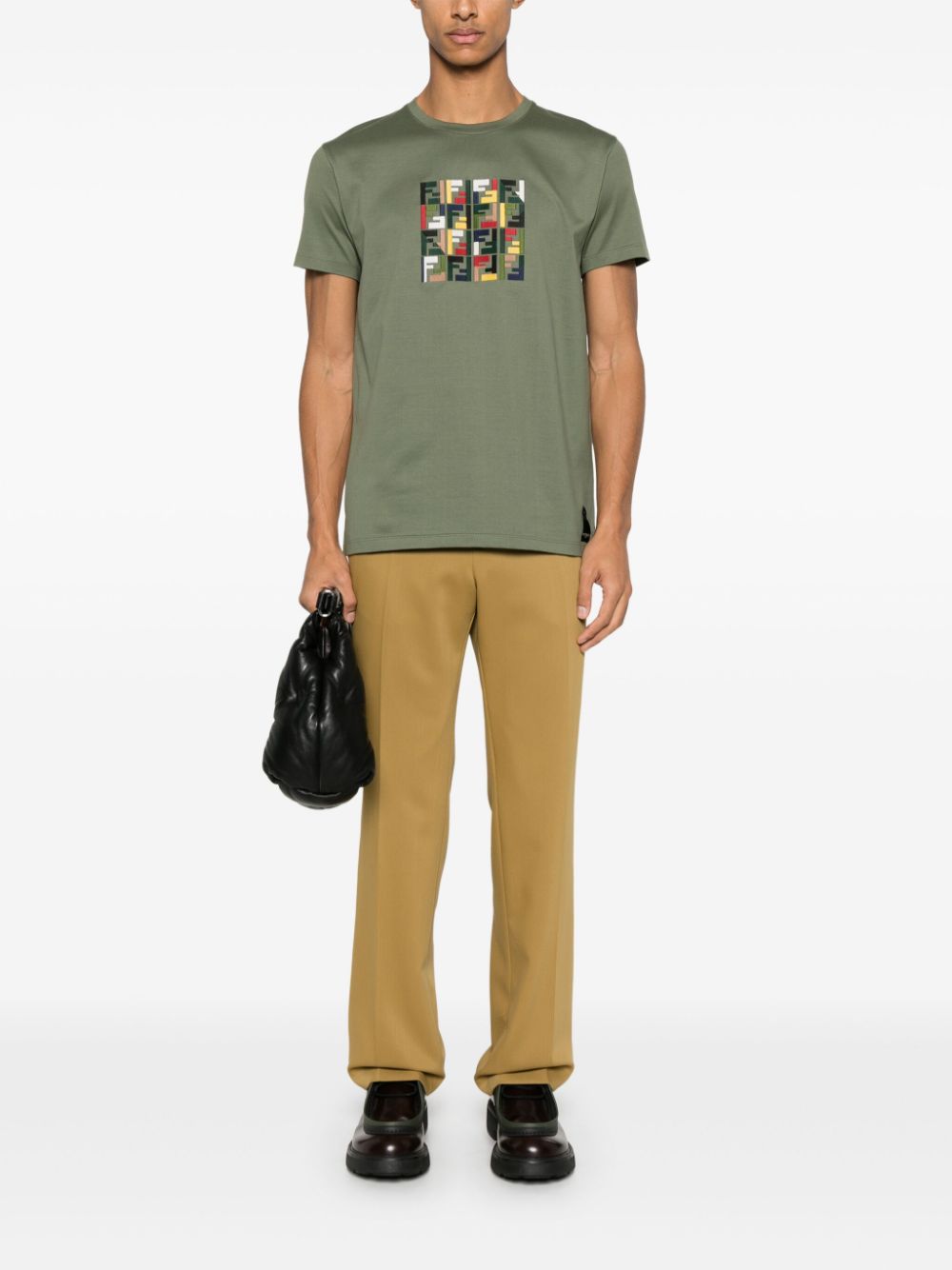 FENDI Katoenen T-shirt - Grijs