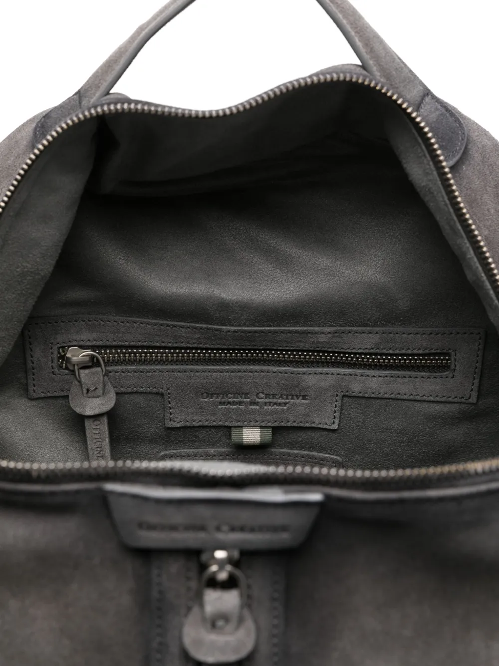 Officine Creative Suede Backpack