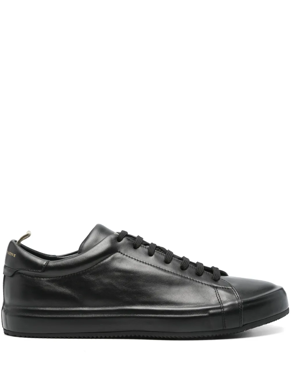 Officine Creative leather low-top sneakers Black