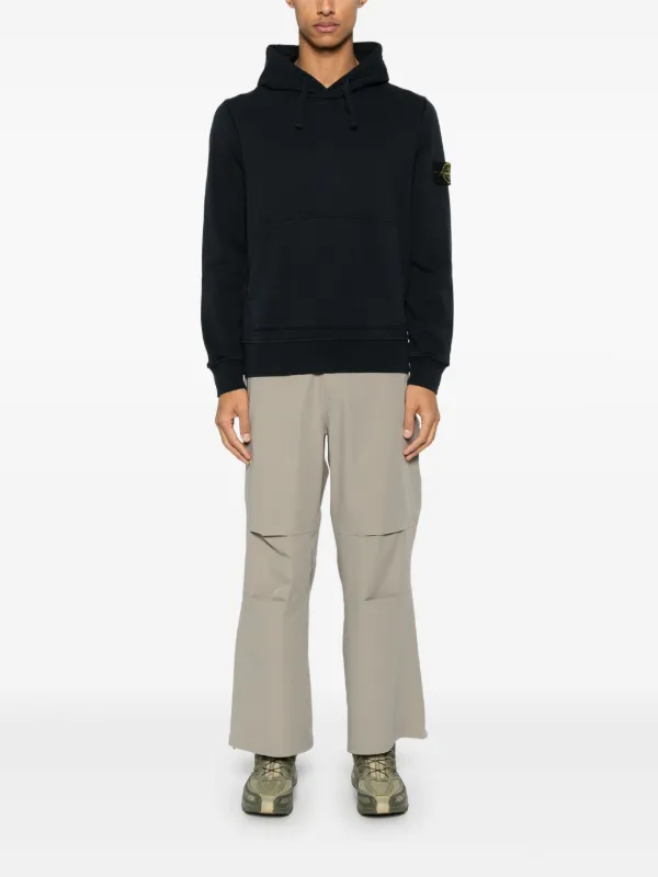 Stone Island Compass-badge Hoodie | Blue | FARFETCH