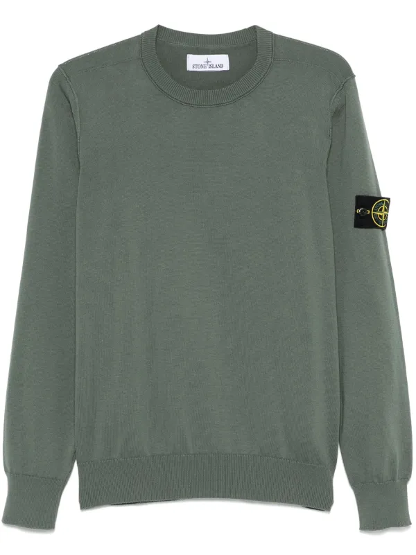 Stone Island コンパスバッジ セーター | グリーン | FARFETCH JP