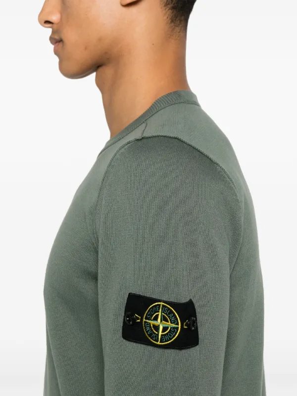 Stone Island コンパスバッジ セーター | グリーン | FARFETCH JP