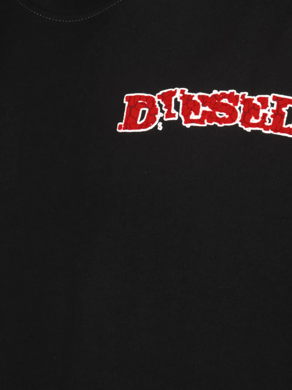 Diesel T-shirt met logoprint Zwart