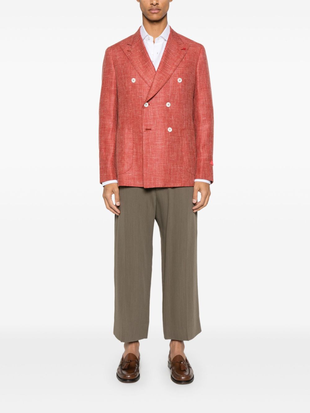 Isaia Capri Sport blazer - Oranje