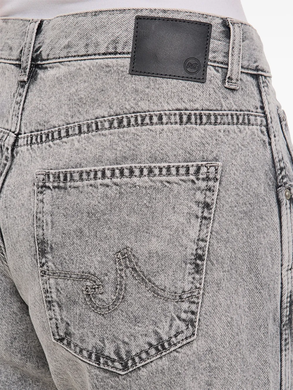AG Jeans Tenerife low waist straight jeans Grijs