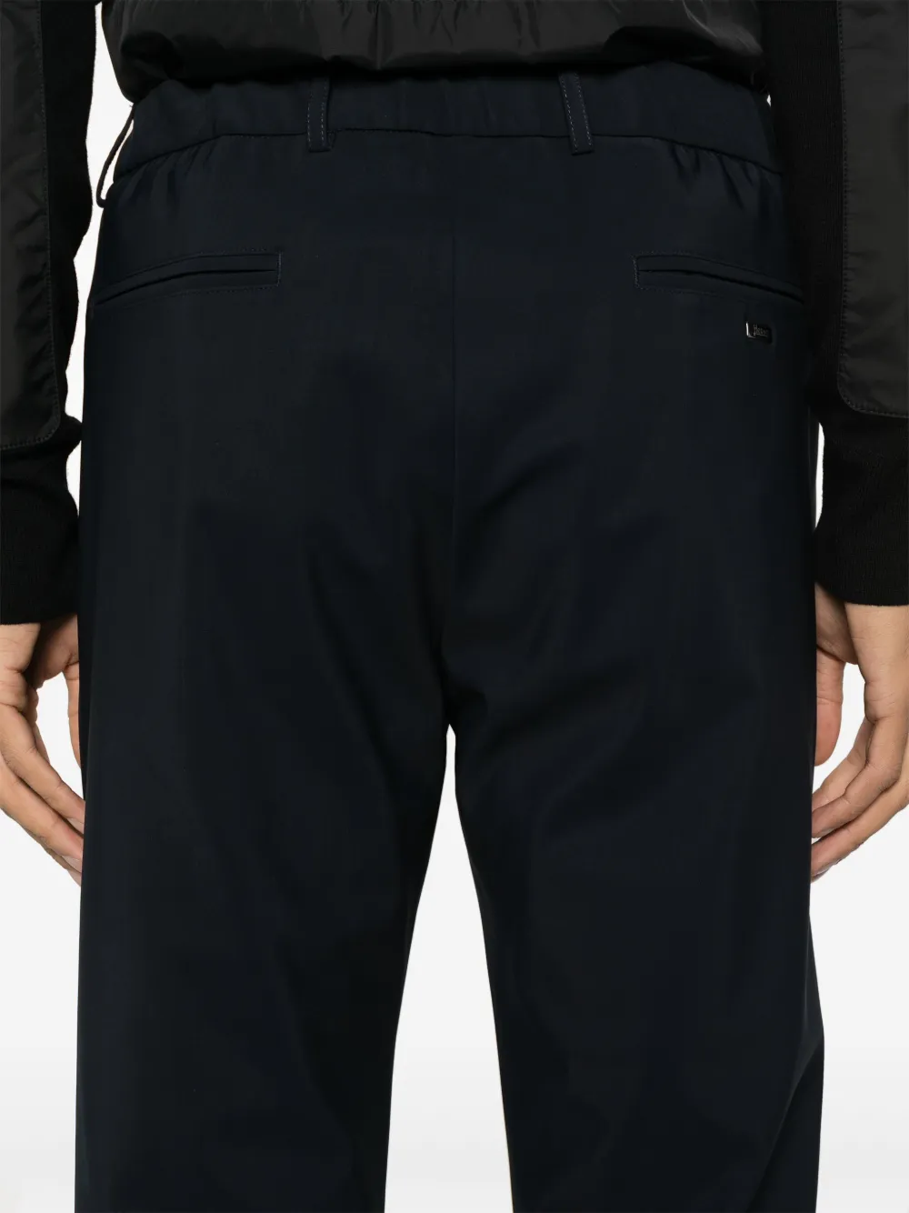 Herno Straight broek Blauw