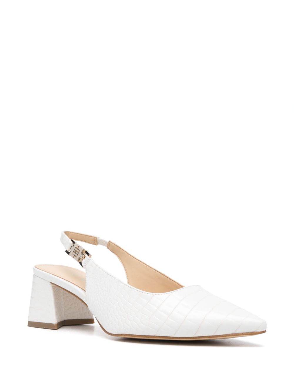 GUESS USA 55mm Zabela slingback pumps White