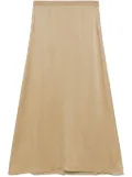 Forte Forte satin midi skirt - Neutrals