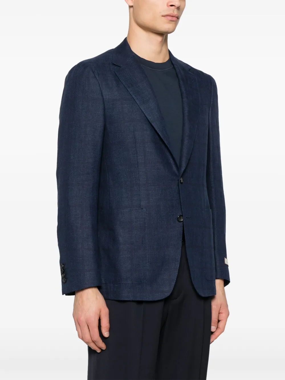  Canali Single-breasted Blazer - Blue 