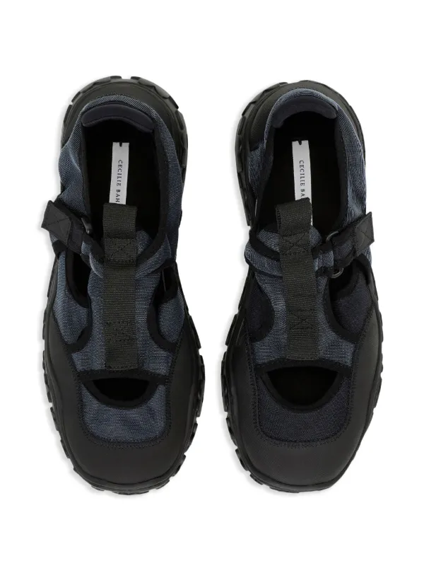 【CECILIE BAHNSEN】アリアスニーカー Cecilie Bahnsen Aria Sneakers | Black | FARFETCH