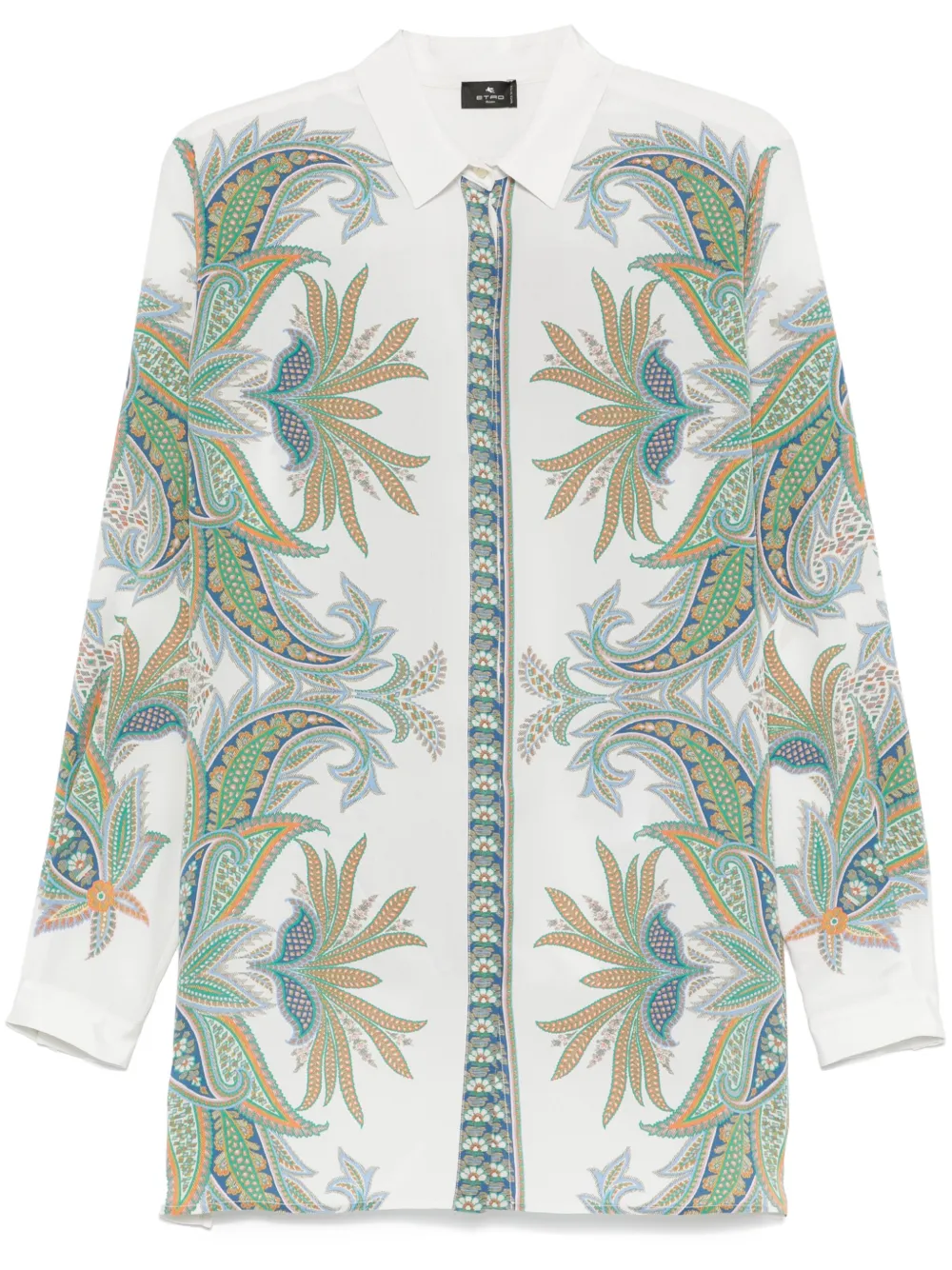 ETRO Blouse met paisley-print Blauw