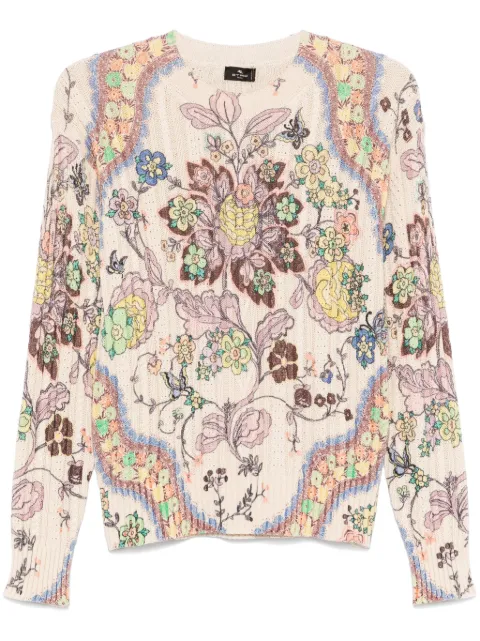 ETRO Pullover mit Blumen-Print