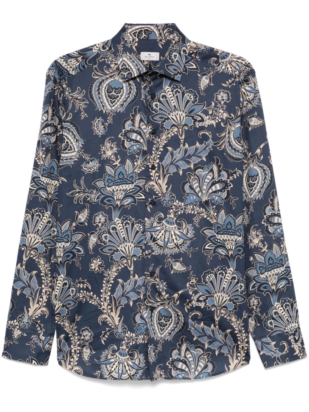 paisley-print shirt