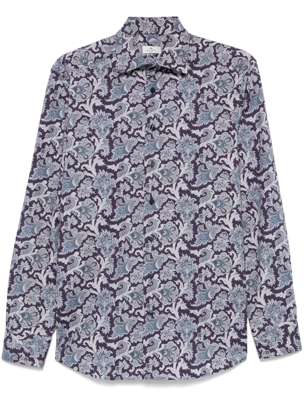 ETRO Overhemd met paisley-print Blauw