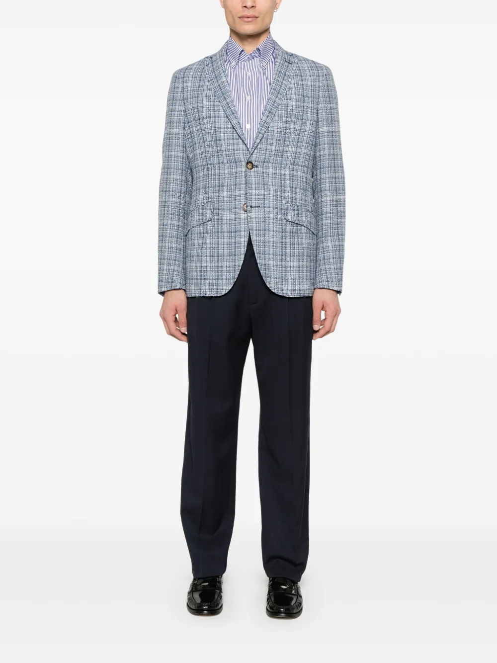 ETRO Gestreept overhemd - Blauw