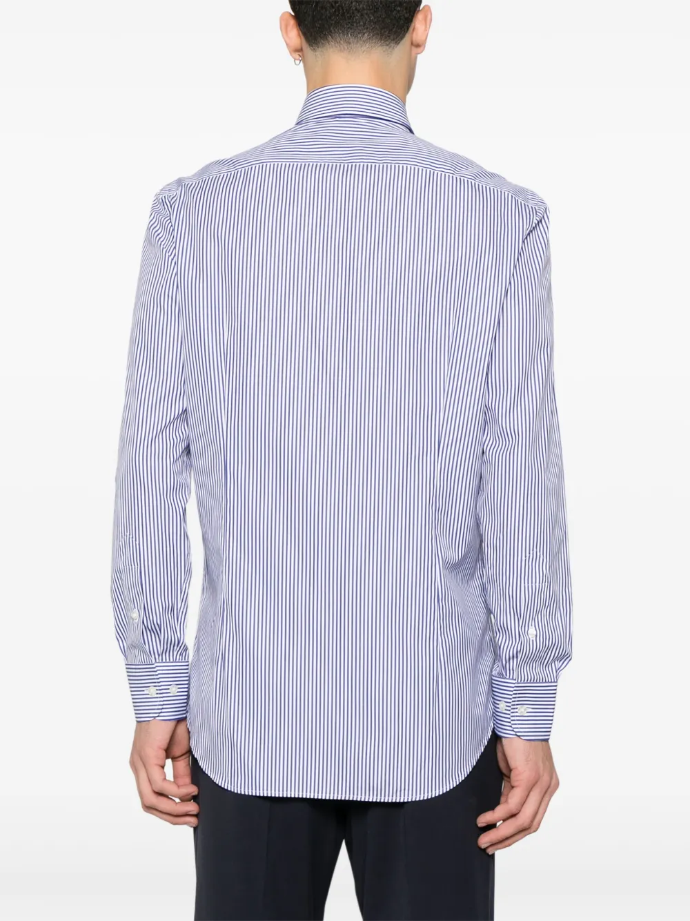 ETRO Gestreept overhemd Blauw