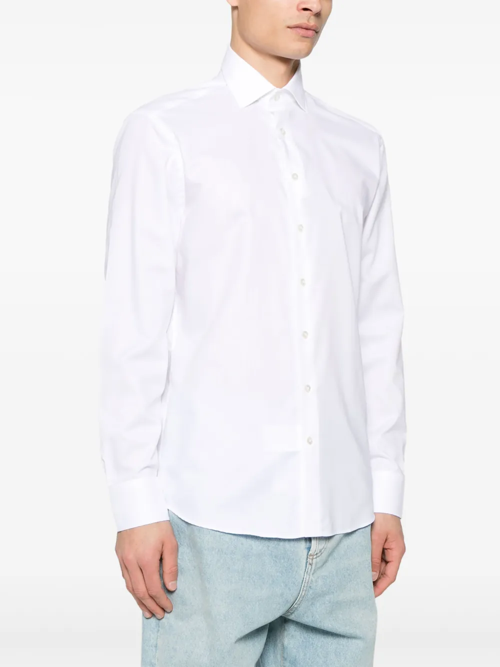 ETRO Katoenen overhemd Wit