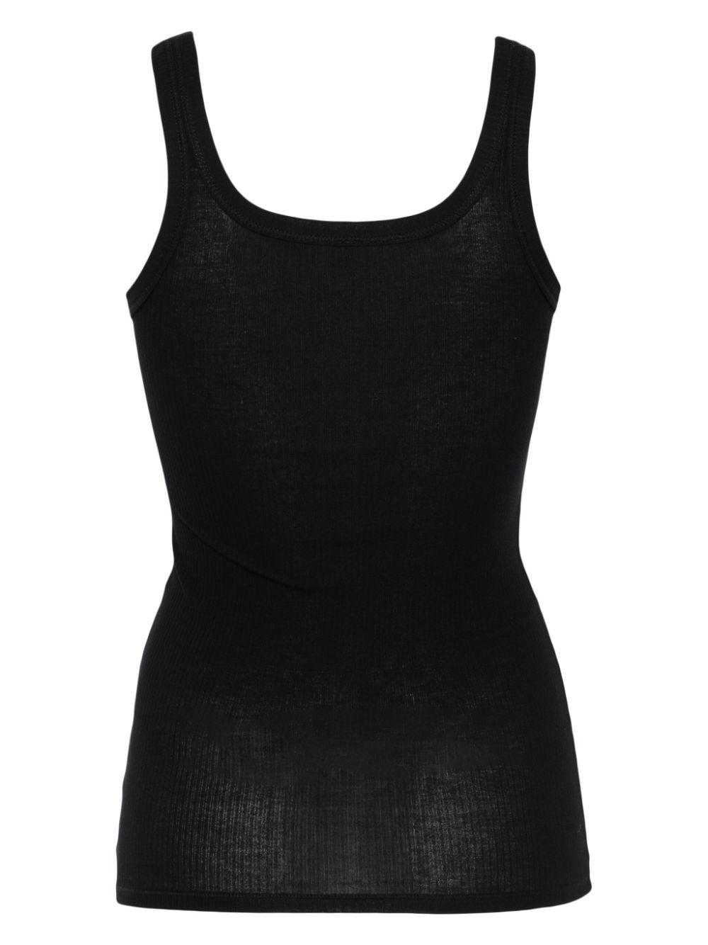 Baserange Cable tank top - Zwart