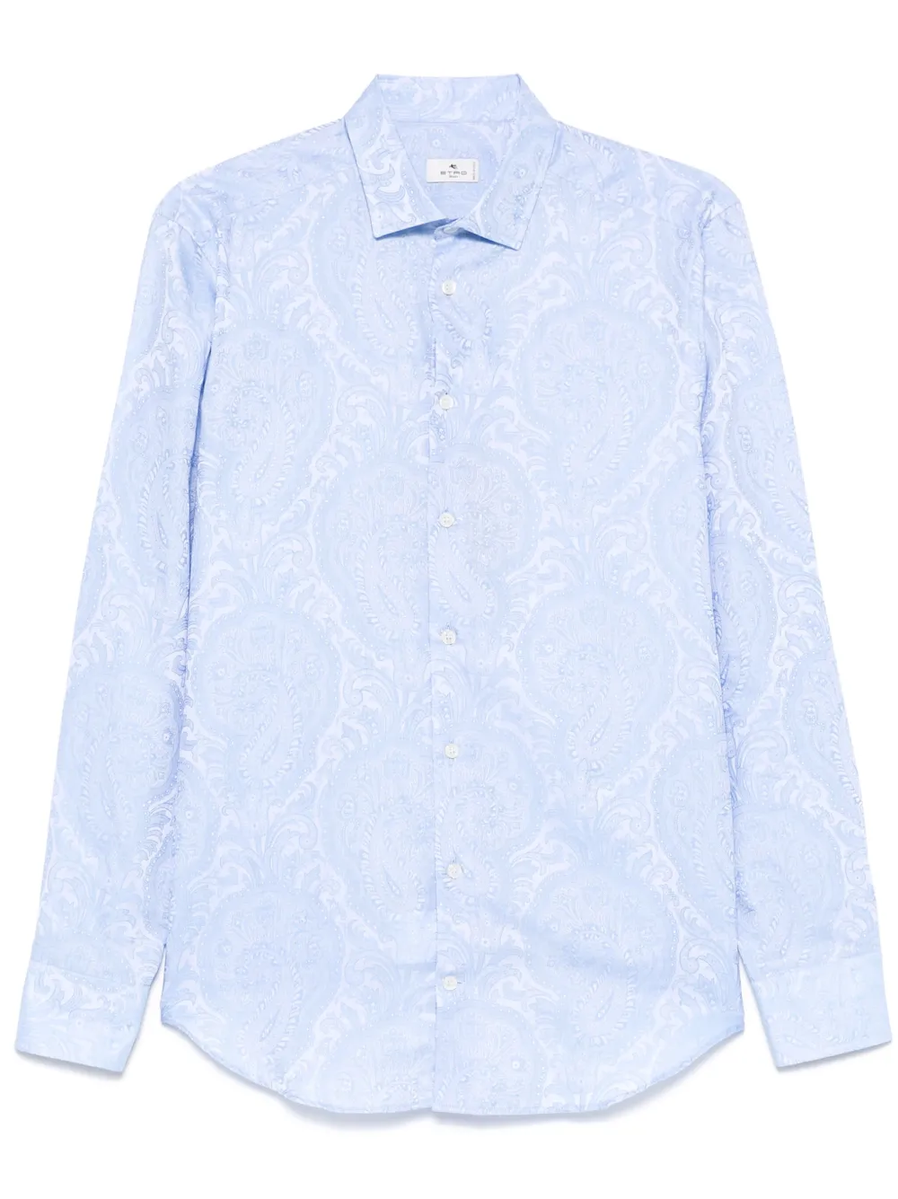 ETRO Overhemd met jacquard Blauw
