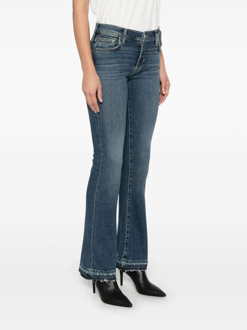 7 For All Mankind Bootcut jeans Blauw