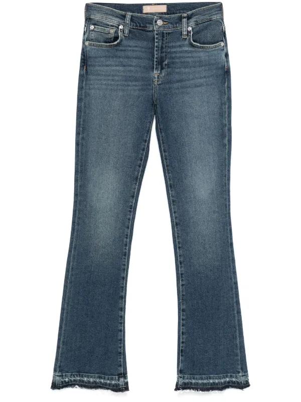 For All Mankind Bootcut Tailorless Jeans Blue FARFETCH PH