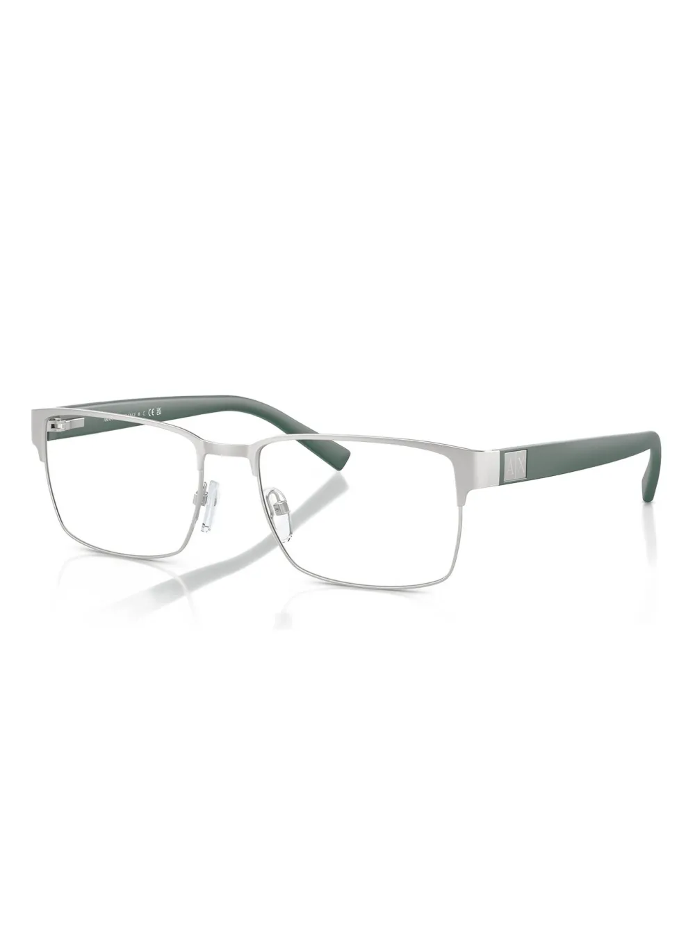 Armani Exchange rectangle-frame glasses Zilver