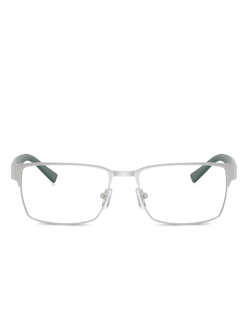 Armani Exchange Bril met rechthoekig montuur Zilver
