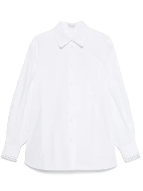 Magda Butrym camisa con ribete de crochet
