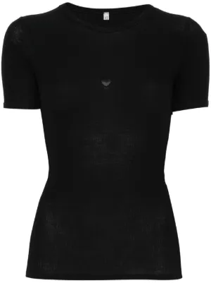 Baserange Heart Tank Top | Black | FARFETCH HK