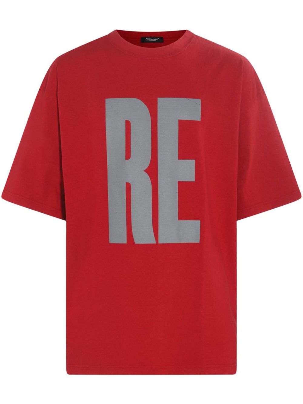 text-print cotton T-shirt