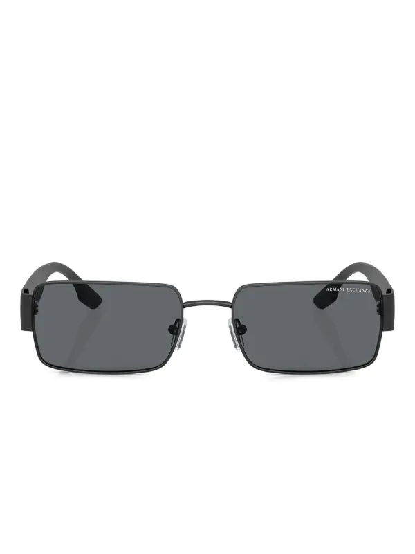 Armani Exchange rectangle-frame Sunglasses Black FARFETCH IN