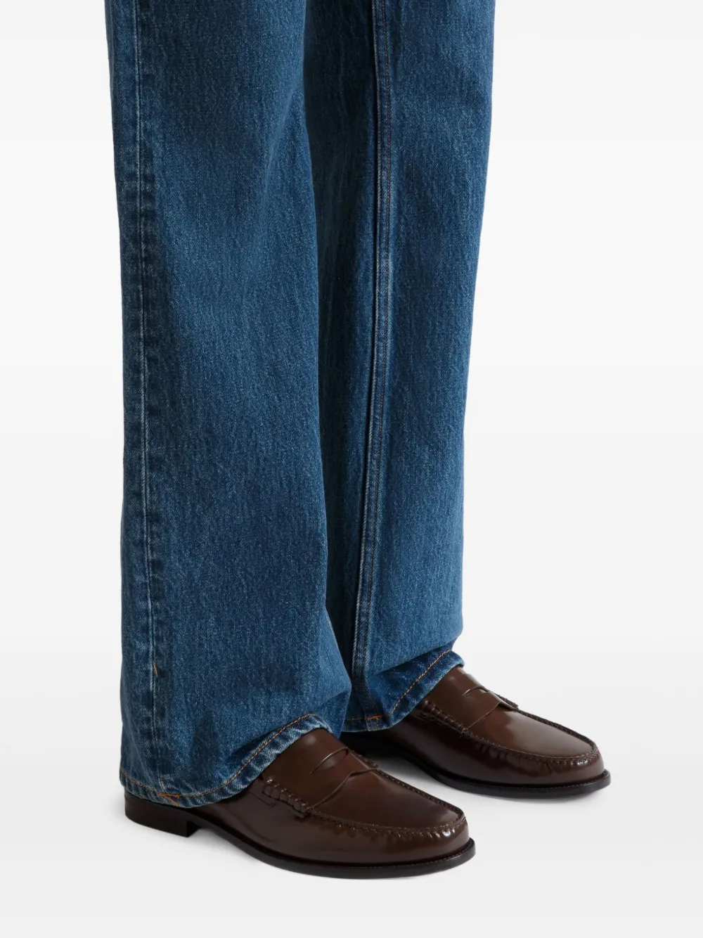 Bally レザーローファー | ブラウン | FARFETCH JP