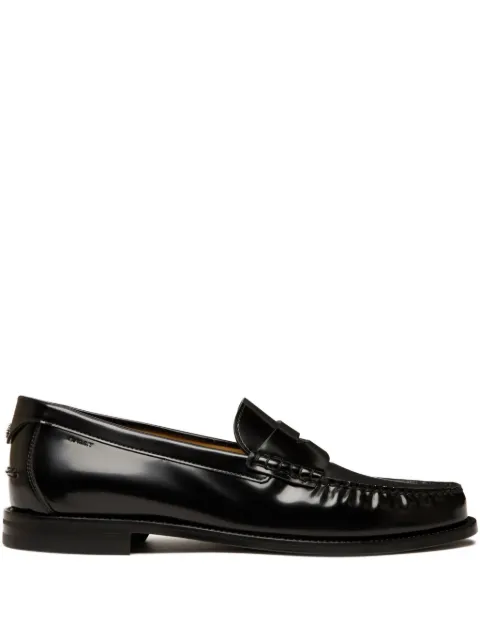 Bally leather penny loafers