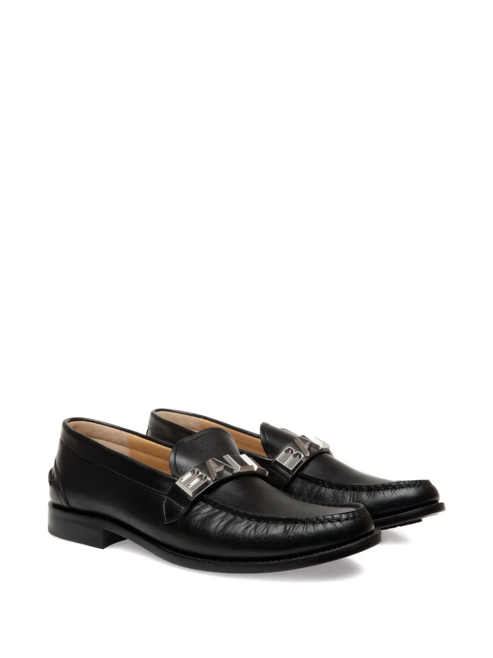 Bally Oregon -logo leather loafers Black