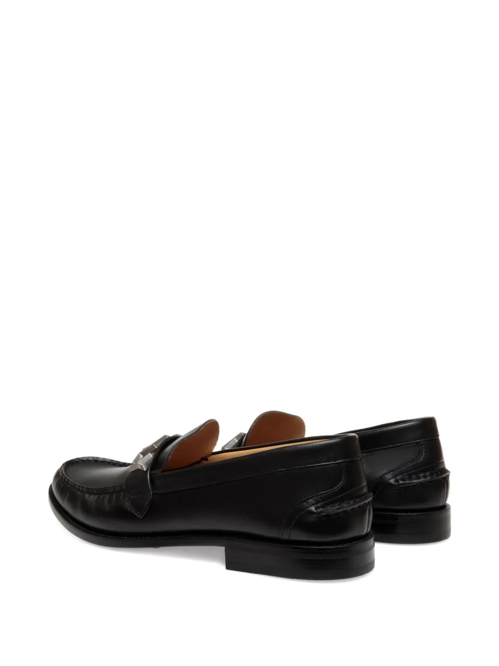 Bally Oregon -logo leather loafers Black