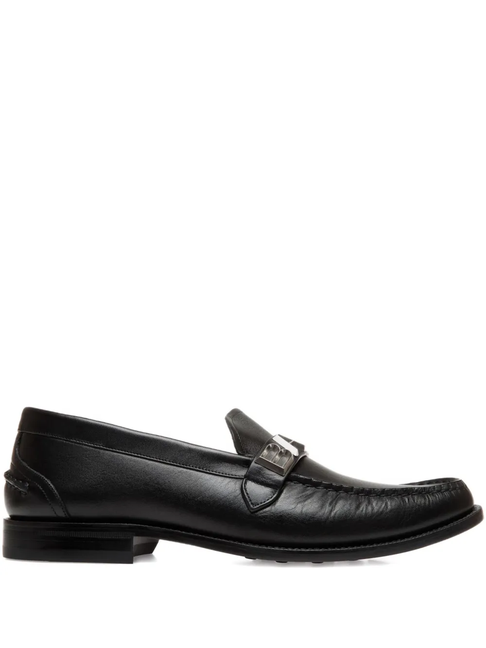 Bally Oregon -logo leather loafers Black