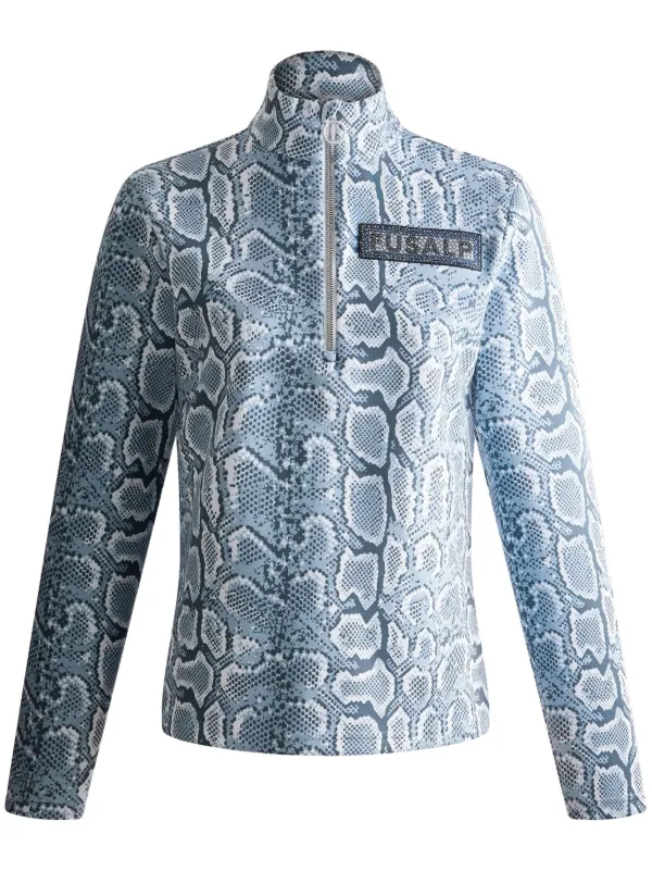 Fusalp X Swarovski Orion Top in Blue