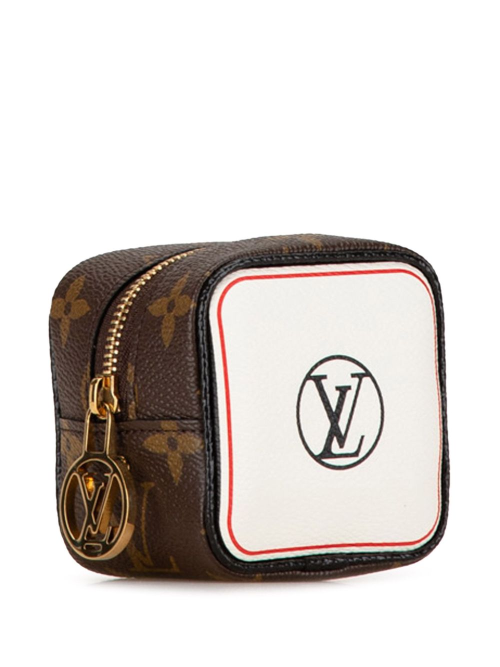 Louis Vuitton Pre-Owned 2020 Monogram Game On Cube Purse portemonnee - Bruin