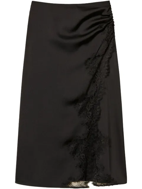 TWINSET lace-detailing skirt