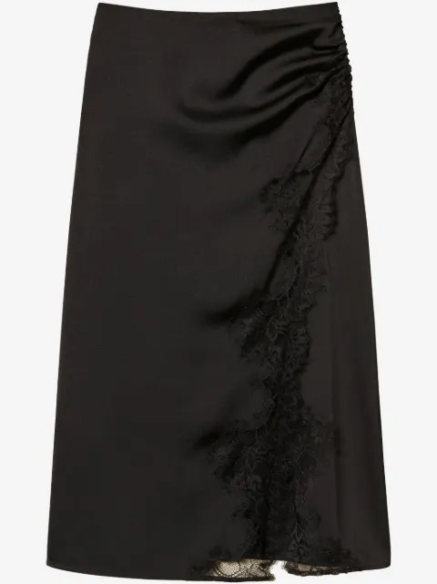 TWINSET lace-detailing skirt