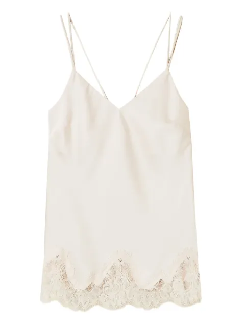 TWINSET lace-trimmed top