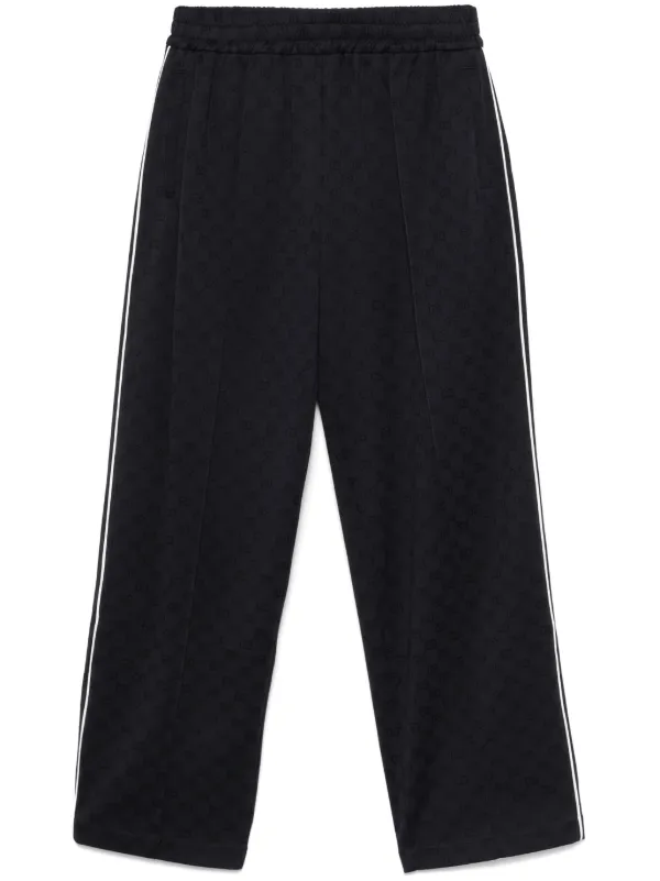 Gucci ロゴ トラックパンツ | ブルー | FARFETCH JP