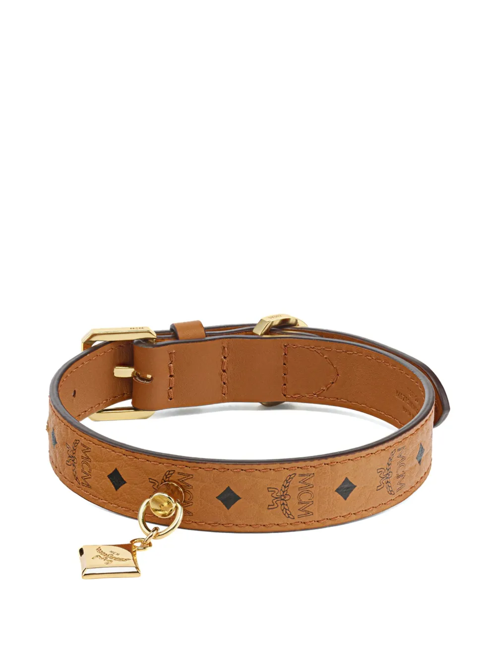 MCM monogram pet collar | Brown | Image 1