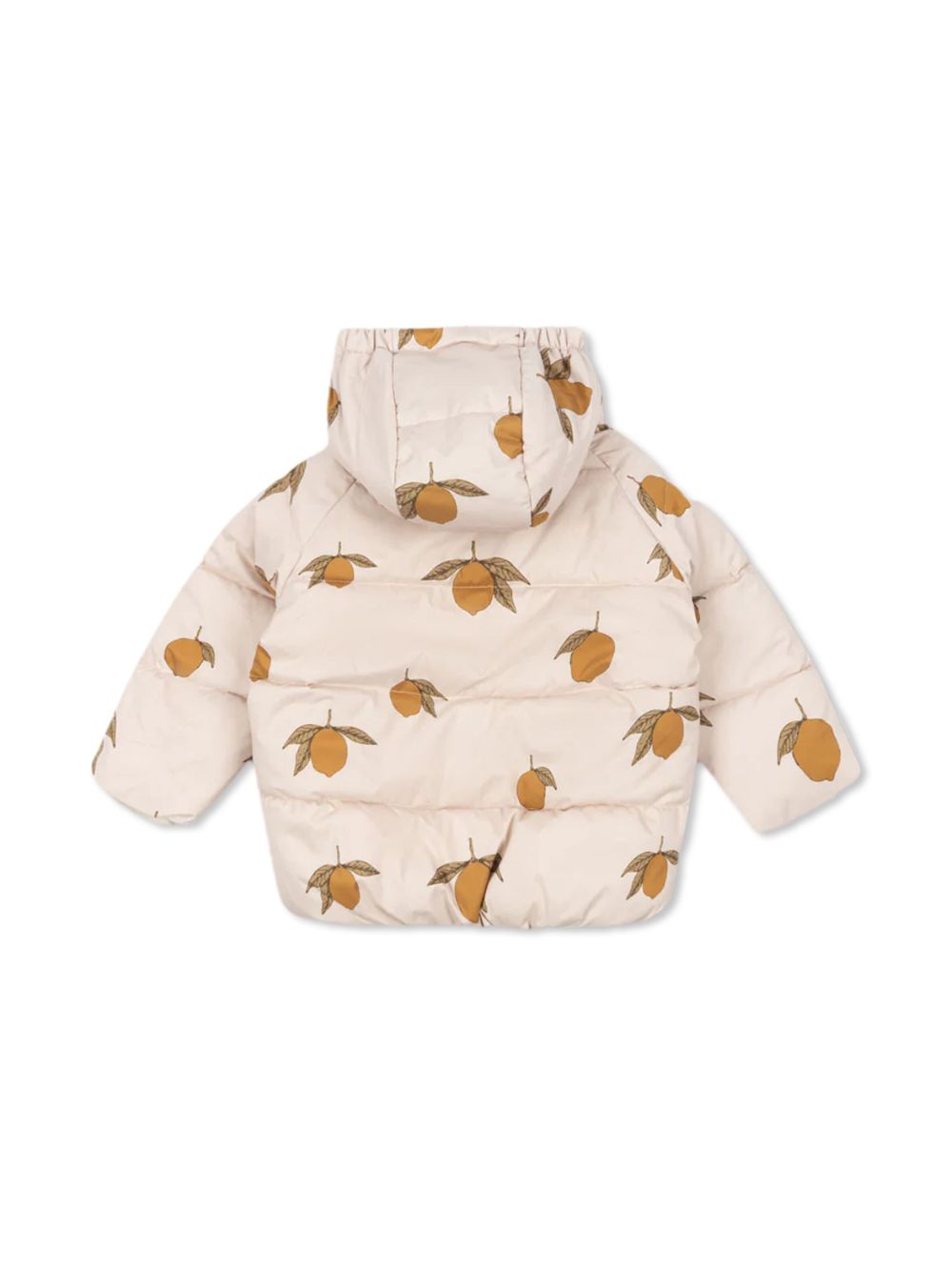 Konges Sløjd lemon-print padded jacket - Roze