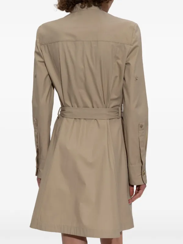 Givenchy Taupe Safari Dress in Poplin Givenchy Taupe Safari Dress in Poplin