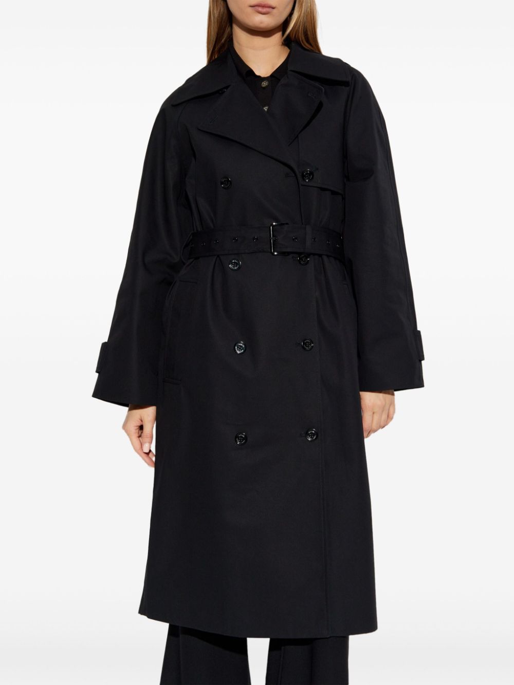 Michael Michael Kors belted trench coat - Zwart